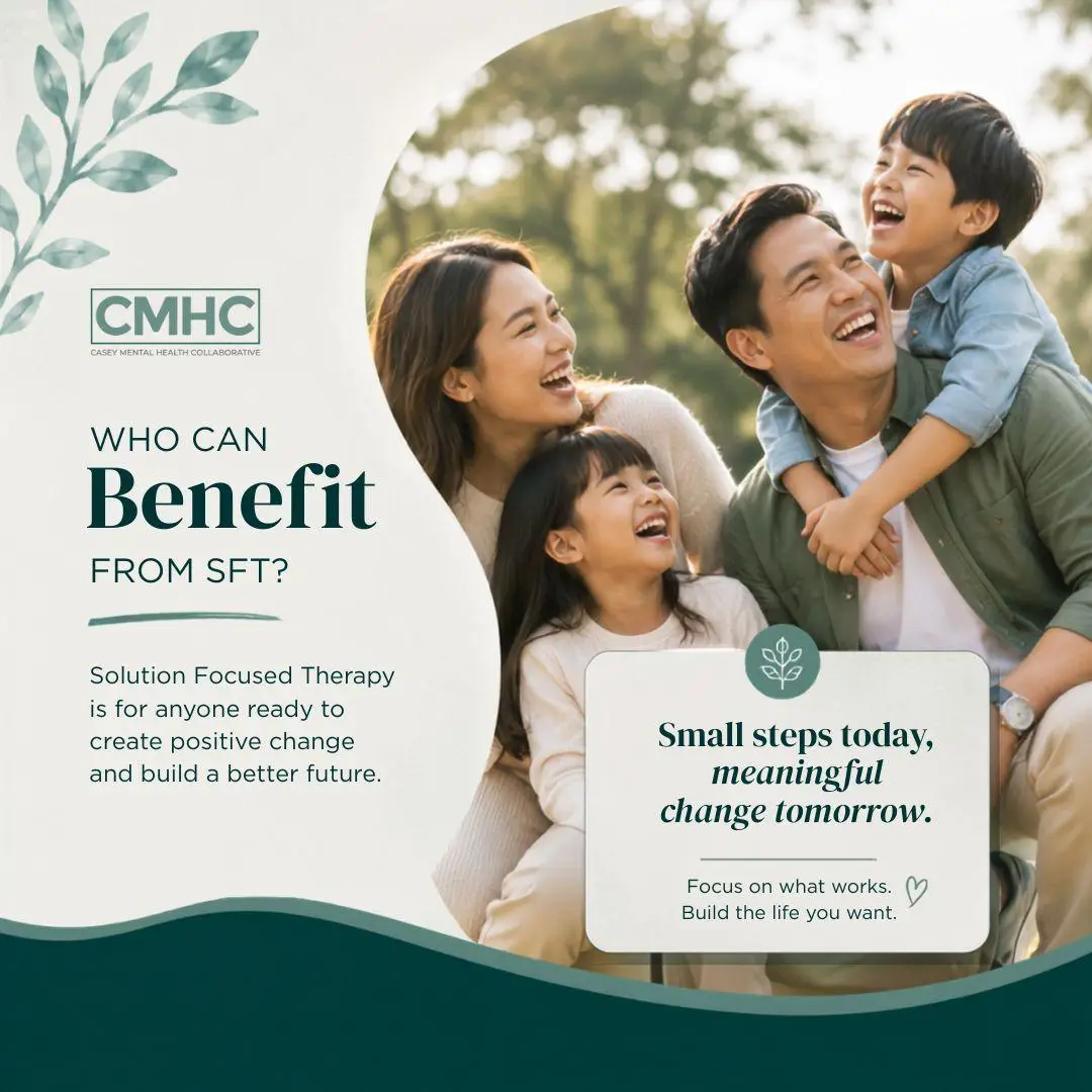Who can benefit from solution-focused therapy for personal growth and positive change in Raleigh Chapel Hill North carolina